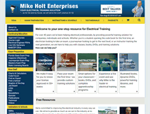 Tablet Screenshot of mikeholt.com